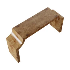 Custom Pasha Console Table -Home Decorate Shop PashaConsoleTableinBurl.GoldenPecanMappaBurl.03