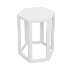 Custom Patter Side Table -Home Decorate Shop PatterSideTableinLacquer.CirrusWhite.03