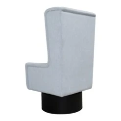 Percy Swivel Chair In Light Blue Linen -Home Decorate Shop PercySwivelChairinLightBlueLinen.02