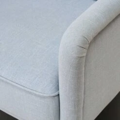 Percy Swivel Chair In Light Blue Linen -Home Decorate Shop PercySwivelChairinLightBlueLinen.05