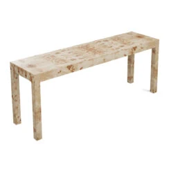 Custom Pierson Console Table -Home Decorate Shop PiersonConsoleTableMatrix.NaturalMappaBurl.04