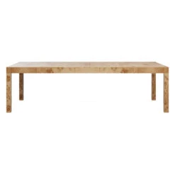 Custom Pierson Dining Table -Home Decorate Shop PiersonDiningTableMatrix.GoldenPecanMappaBurl.03