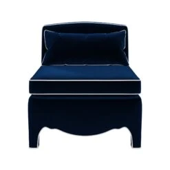 Custom Prima Donna Chair -Home Decorate Shop PrimaDonnaChair.AdelaNavyVelvet.02