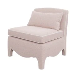 Custom Prima Donna Chair -Home Decorate Shop PrimaDonnaChair.FrancisBlushChenille.01