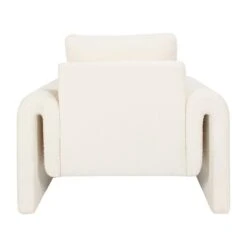 Promenade Chair In Ivory Boucle -Home Decorate Shop Promenade 20Chair.06