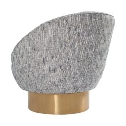 Rainmaker Swivel Chair In Stone Blue - Left -Home Decorate Shop RainmakerSwivelChairInStoneBlue Left.03