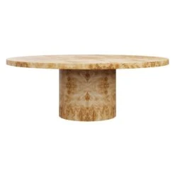 Custom Roberts Dining Table -Home Decorate Shop RobertsTable.GoldenPecanlMappaBurl.03