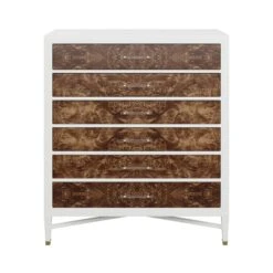 Custom Sadie Tall Boy Dresser -Home Decorate Shop SadieTallBoyDresser.ProvincialMappaBurl.01