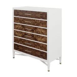 Custom Sadie Tall Boy Dresser -Home Decorate Shop SadieTallBoyDresser.ProvincialMappaBurl.02