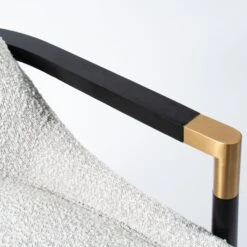 Santarelli Lounge Chair In Grey Boucle -Home Decorate Shop SantarelliLoungeChairinGreyBoucle.05