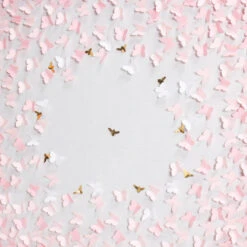 Scattered Butterflies Large - Light Pink 9 Scattered Butterflies Large - Light Pink -Home Decorate Shop ScatteredButterflies LightPink.04