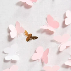 Scattered Butterflies Large - Light Pink 10 Scattered Butterflies Large - Light Pink -Home Decorate Shop ScatteredButterflies LightPink.05