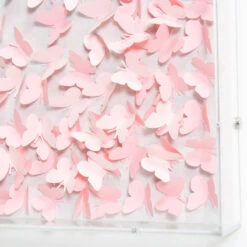 Scattered Butterflies Large - Light Pink 11 Scattered Butterflies Large - Light Pink -Home Decorate Shop ScatteredButterflies LightPink.06