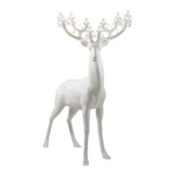 Sherwood Deer Lamp - White -Home Decorate Shop SherwoodDeerLamp White.03