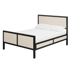 Custom Sibley Bed 8 Custom Sibley Bed -Home Decorate Shop SibleyBedinBlackLacquer.HenryGrasscloth.02 b67221cf 9134 4c4e a614 d574883d3103