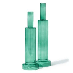 Skyscraper Green Candle Holder - Set Of 2 -Home Decorate Shop SkyscraperGreenCandleHolder Setof2.02