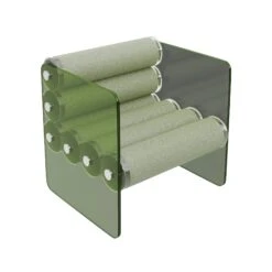 Soshagro Green Acrylic Armchair -Home Decorate Shop SoshagroGreenAcrylicArmchair.05