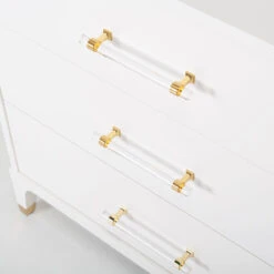 Spy Chest In White -Home Decorate Shop SpyChestinWhite AcrylicHardware.03