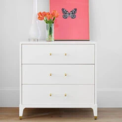 Spy Chest In White -Home Decorate Shop SpyChestinWhite AcrylicHardware.04