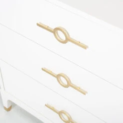Spy Chest In White -Home Decorate Shop SpyChestinWhite LongCircleHardware.02