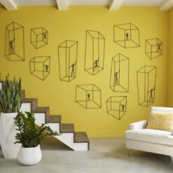 Perspective Wall Art Rectangular - Sitting -Home Decorate Shop TH97097.03