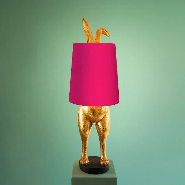 Table Lamp - Hiding Bunny In Pink 2 Table Lamp - Hiding Bunny In Pink - Image 2