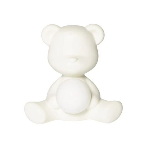 Teddy Girl Lamp - White