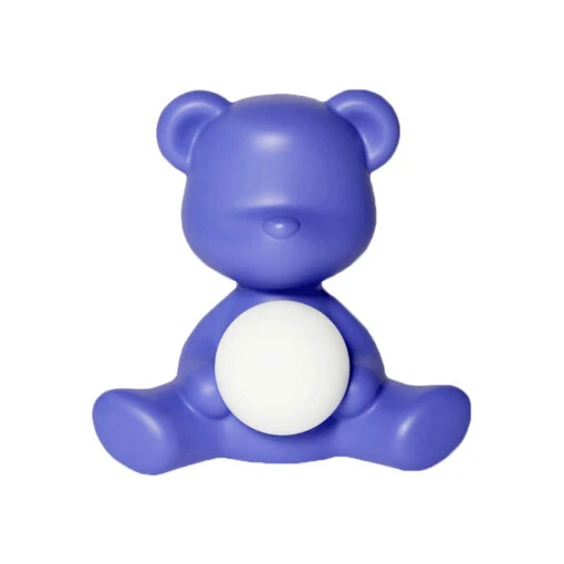 Teddy Girl Lamp - Violet