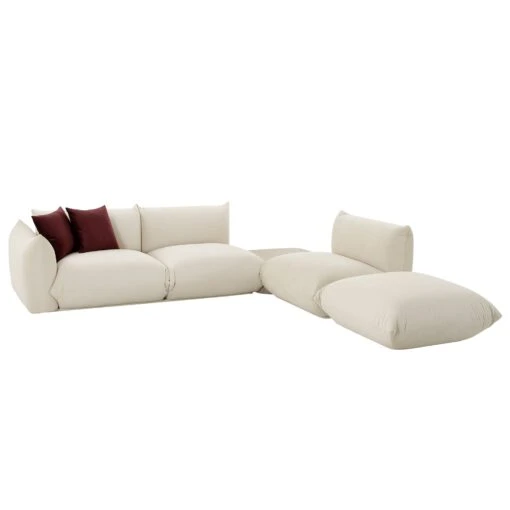 The Ride Home Sectional In Ivory