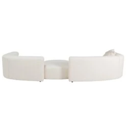 The Straight Talker Sectional In Ivory Boucle -Home Decorate Shop TheSraightTalkerSectional.02