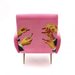 Toiletpaper Armchair - Lipsticks Pink By Seletti -Home Decorate Shop Toiletpaper Armchair Lipsticks Pink by Seletti.04