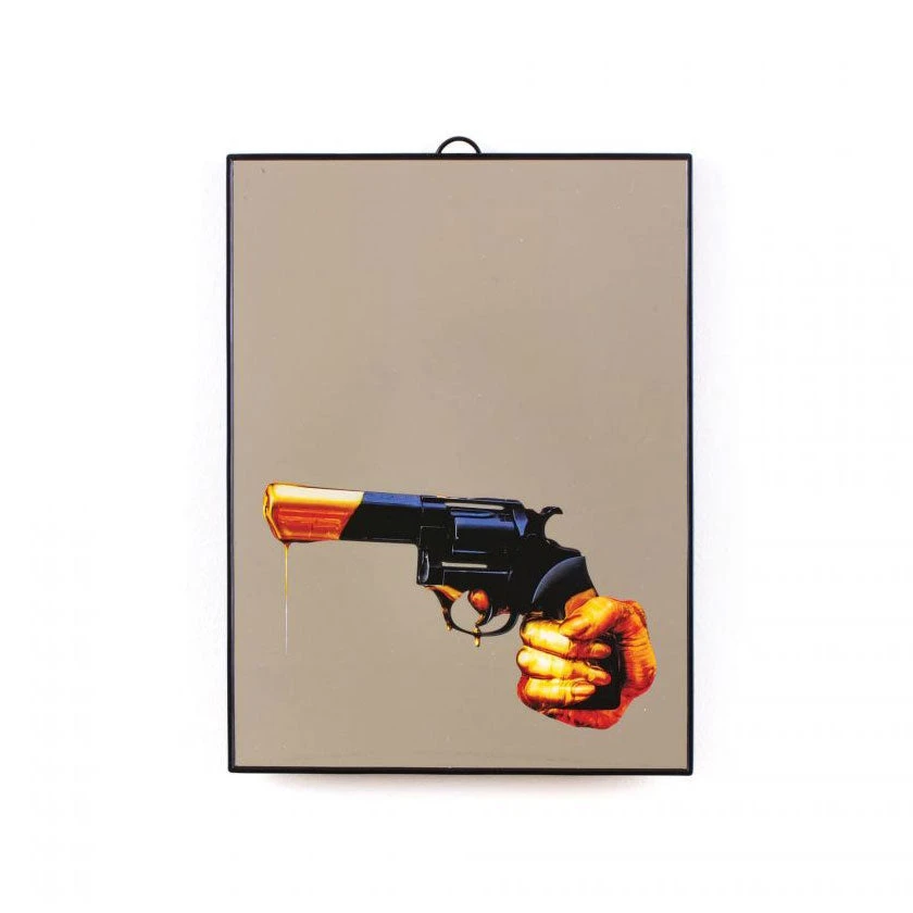 Toiletpaper Mirror - Revolver By Seletti 1 Toiletpaper Mirror - Revolver By Seletti