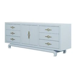 Custom Toulouse Credenza -Home Decorate Shop ToulouseCredenzaMatrix.GulfstreamBlue.03