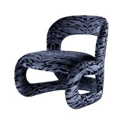 Vesper Accent Chair In Ink Blue