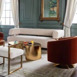 Westland Bench In Ivory Boucle 14 Westland Bench In Ivory Boucle -Home Decorate Shop Westland Bench in Ivory.06