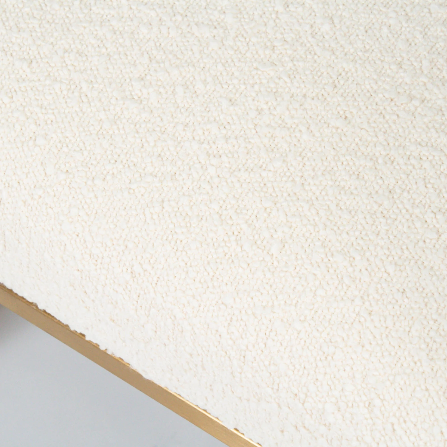 Westland Bench In Ivory Boucle 6 Westland Bench In Ivory Boucle - Image 6